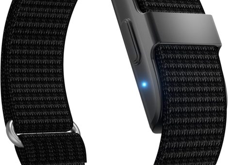 IAMJOY Smart Health Wristband, Wearable Activity & Fitness Tracker for Multi-Sport Mode, All-Day Automatic Continuous Monitoring of Health Data, Improve Sleep, Stress & Wellness, with Free App, Black